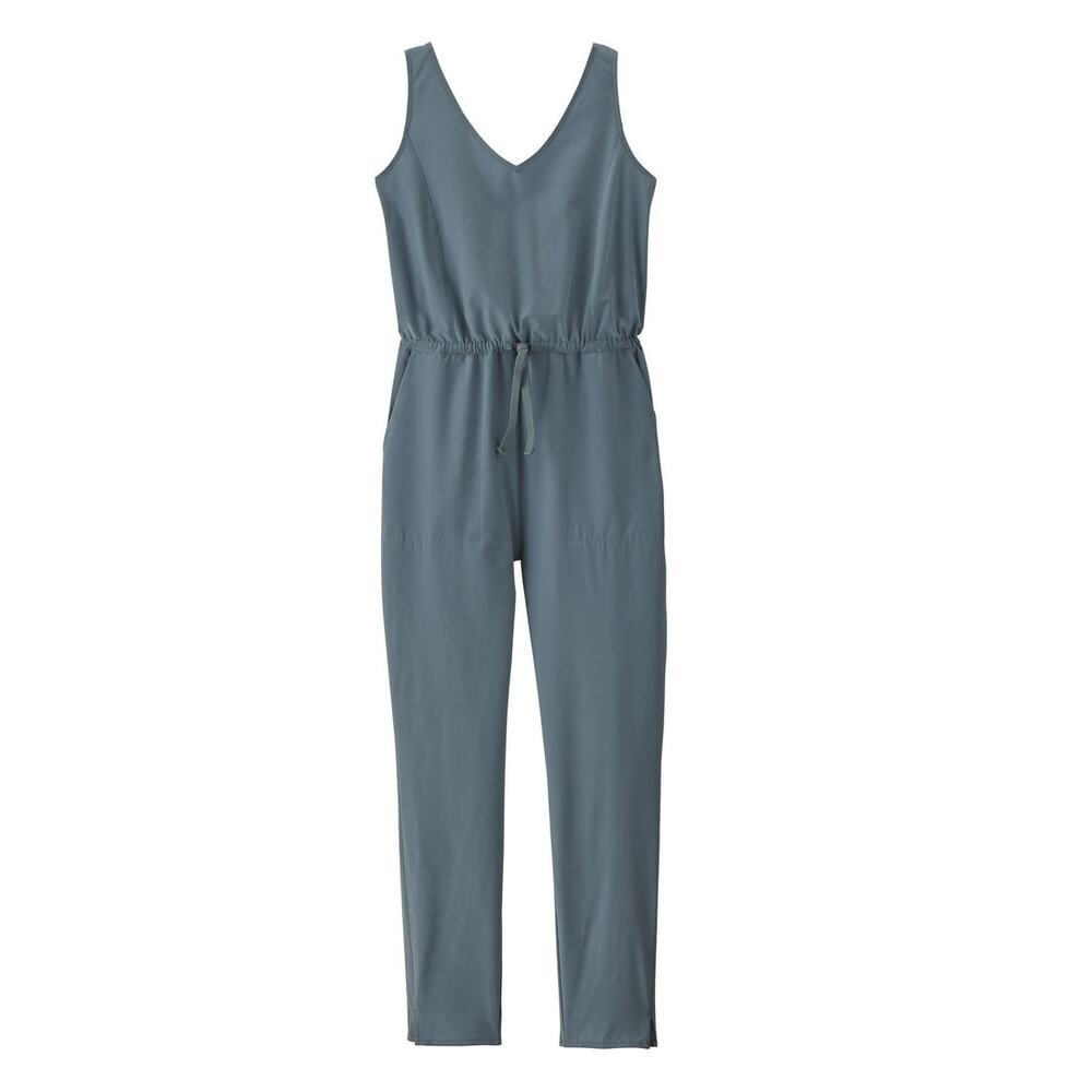 Patagonia Fleetwith Jumpsuit Size Large Sleeveless Travel Romper Travel Ready